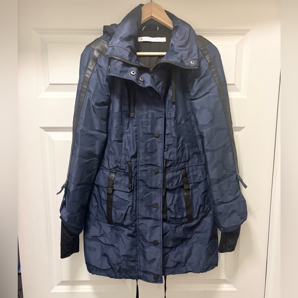 Blanc Noir Camo Hooded Anorak Jacket XS - Picture 4 of 12